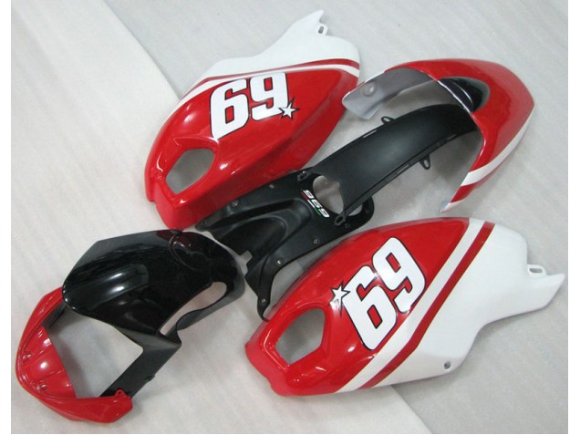 Carénage Moto Ducati Monster 696 2008-2012 - Noir Rouge Blanc 69 Carénage Moto Ducati Monster 696 2008-2012 - Noir Rouge Blanc 69