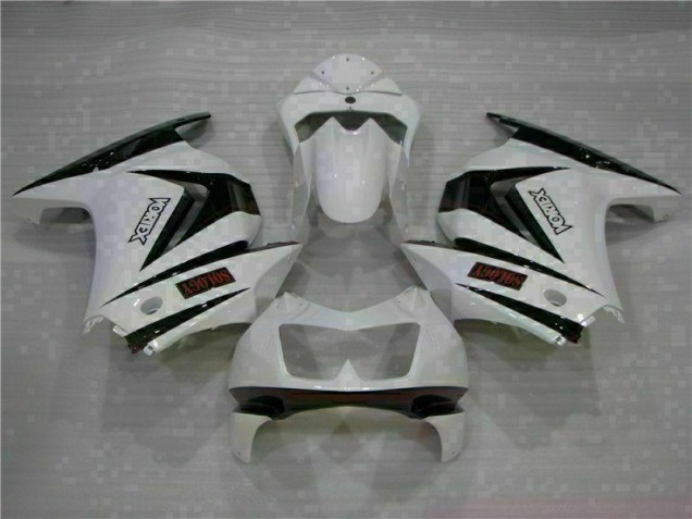 Carénage Moto EX250 2008-2012 - Blanc Noir Carénage Moto EX250 2008-2012 - Blanc Noir