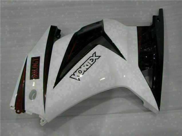 Carénage Moto EX250 2008-2012 - Blanc Noir Carénage Moto EX250 2008-2012 - Blanc Noir