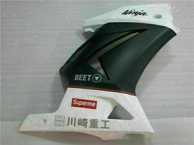 Carénage Moto EX250 2008-2012 - Blanc Noir Ninja 3M Carénage Moto EX250 2008-2012 - Blanc Noir Ninja 3M