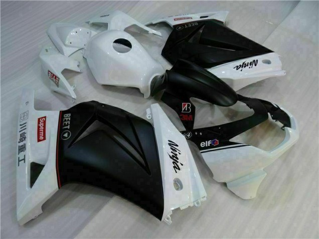 Carénage Moto EX250 2008-2012 - Blanc Noir Ninja Carénage Moto EX250 2008-2012 - Blanc Noir Ninja