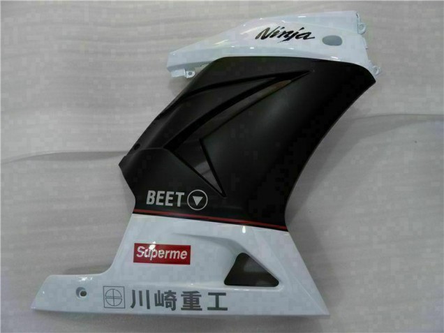 Carénage Moto EX250 2008-2012 - Blanc Noir Ninja Carénage Moto EX250 2008-2012 - Blanc Noir Ninja