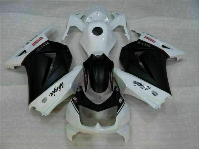 Carénage Moto EX250 2008-2012 - Blanc Noir Ninja Carénage Moto EX250 2008-2012 - Blanc Noir Ninja