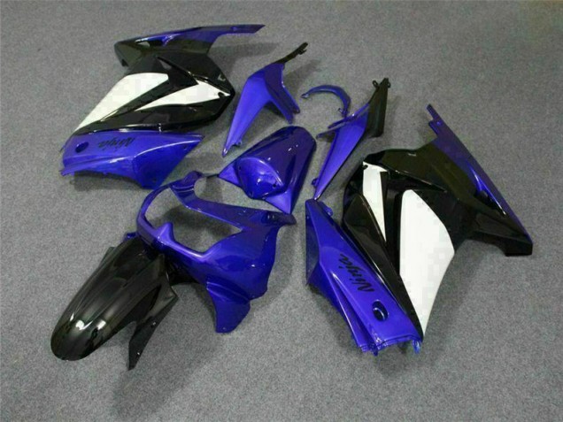 Carénage Moto EX250 2008-2012 - Bleu Blanc Noir Ninja Carénage Moto EX250 2008-2012 - Bleu Blanc Noir Ninja