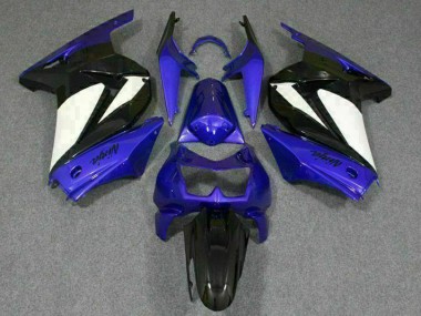 Carénage Moto EX250 2008-2012 - Bleu Blanc Noir Ninja