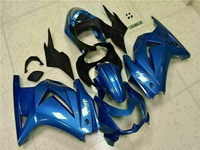 Carénage Moto EX250 2008-2012 - Bleu Noir Blanc Ninja Carénage Moto EX250 2008-2012 - Bleu Noir Blanc Ninja
