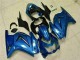 Carénage Moto EX250 2008-2012 - Bleu Noir Blanc Ninja Carénage Moto EX250 2008-2012 - Bleu Noir Blanc Ninja