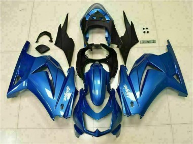 Carénage Moto EX250 2008-2012 - Bleu Noir Blanc Ninja