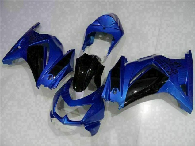 Carénage Moto EX250 2008-2012 - Bleu Noir Carénage Moto EX250 2008-2012 - Bleu Noir