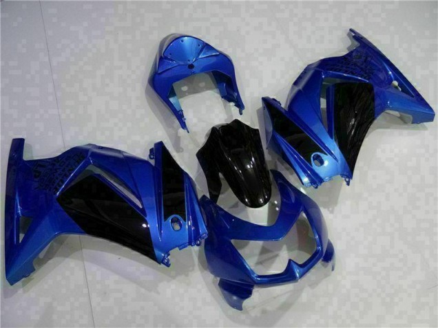 Carénage Moto EX250 2008-2012 - Bleu Noir Carénage Moto EX250 2008-2012 - Bleu Noir