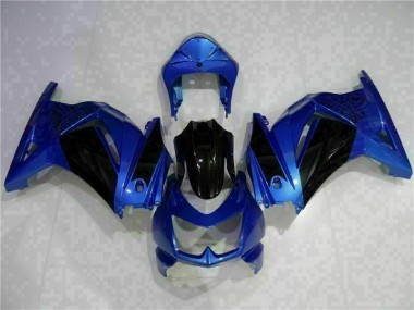 Carénage Moto EX250 2008-2012 - Bleu Noir