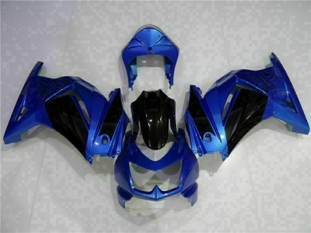 Carénage Moto EX250 2008-2012 - Bleu Noir Carénage Moto EX250 2008-2012 - Bleu Noir