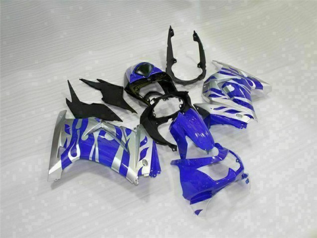 Carénage Moto EX250 2008-2012 - Noir Bleu Carénage Moto EX250 2008-2012 - Noir Bleu