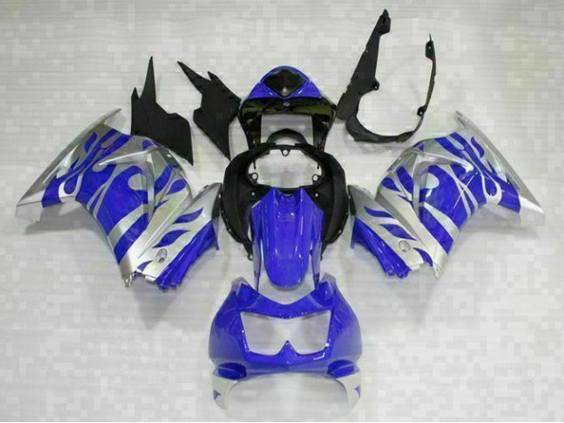 Carénage Moto EX250 2008-2012 - Noir Bleu Carénage Moto EX250 2008-2012 - Noir Bleu