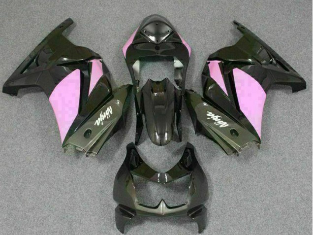 Carénage Moto EX250 2008-2012 - Noir Rose Ninja Carénage Moto EX250 2008-2012 - Noir Rose Ninja