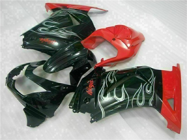 Carénage Moto EX250 2008-2012 - Noir Rouge Ninja