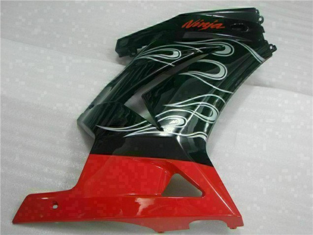 Carénage Moto EX250 2008-2012 - Noir Rouge Ninja