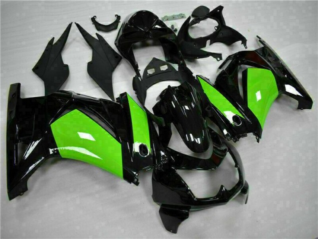 Carénage Moto EX250 2008-2012 - Noir Vert Carénage Moto EX250 2008-2012 - Noir Vert