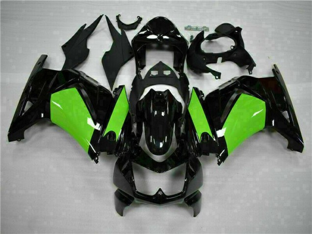 Carénage Moto EX250 2008-2012 - Noir Vert Carénage Moto EX250 2008-2012 - Noir Vert