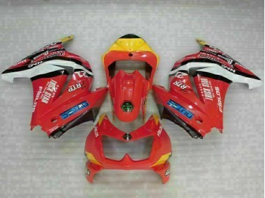 Carénage Moto EX250 2008-2012 - Rouge Jaune