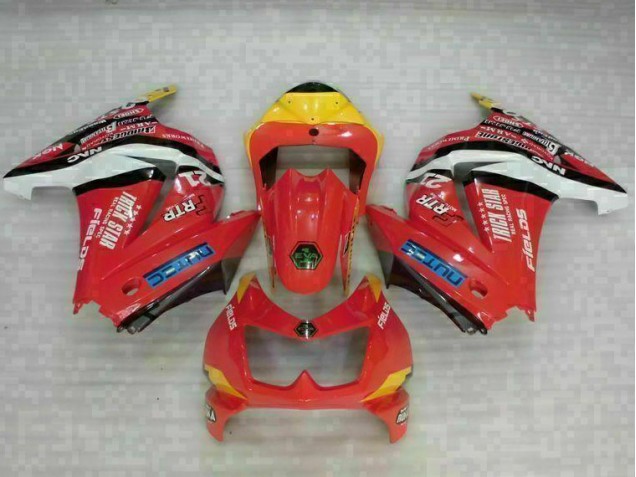 Carénage Moto EX250 2008-2012 - Rouge Jaune Carénage Moto EX250 2008-2012 - Rouge Jaune