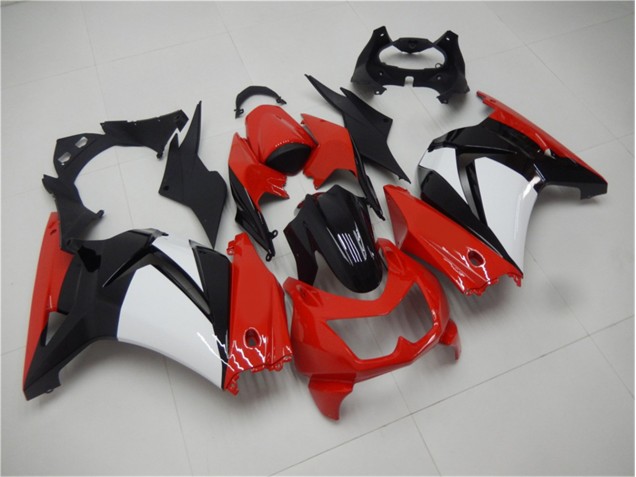 Carénage Moto EX250 2008-2012 - Rouge Noir Blanc Carénage Moto EX250 2008-2012 - Rouge Noir Blanc