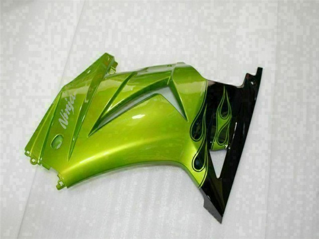 Carénage Moto EX250 2008-2012 - Vert Noir Carénage Moto EX250 2008-2012 - Vert Noir