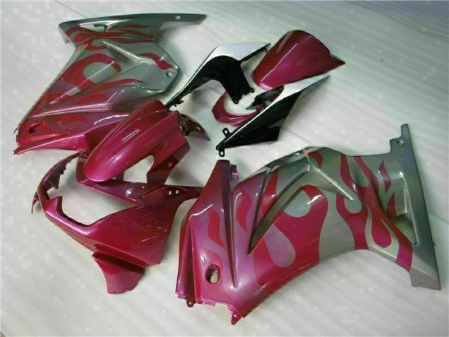 Carénage Moto EX250 2008-2012 - Violet Rouge Carénage Moto EX250 2008-2012 - Violet Rouge