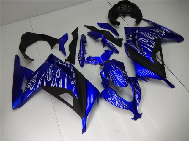 Carénage Moto EX300 2013-2016 - Bleu Blanc Noir