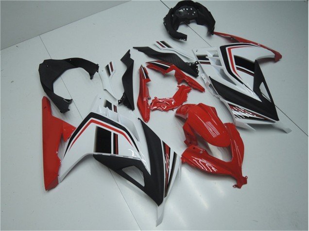 Carénage Moto EX300 2013-2016 - Rouge Blanc Noir Carénage Moto EX300 2013-2016 - Rouge Blanc Noir