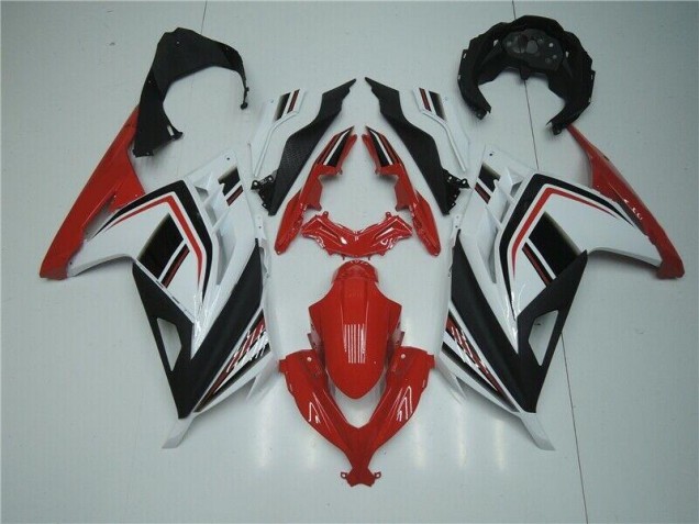 Carénage Moto EX300 2013-2016 - Rouge Blanc Noir Carénage Moto EX300 2013-2016 - Rouge Blanc Noir