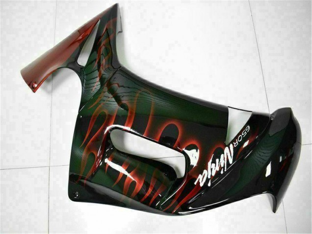 Carénage Moto EX650 2006-2008 - Rouge Flamme Carénage Moto EX650 2006-2008 - Rouge Flamme