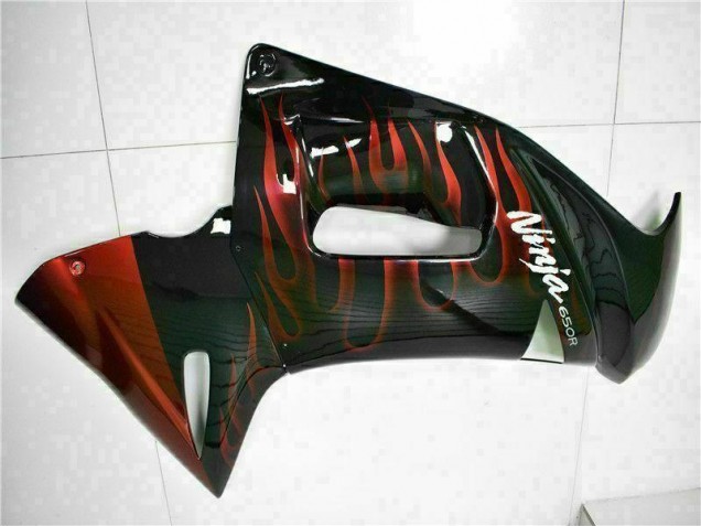 Carénage Moto EX650 2006-2008 - Rouge Flamme Carénage Moto EX650 2006-2008 - Rouge Flamme