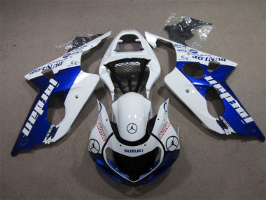 Carénage Moto GSXR 1000 K1 2000-2002 - Bleu Blanc Jordan Motul