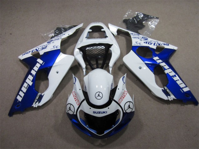 Carénage Moto GSXR 1000 K1 2000-2002 - Bleu Blanc Jordan Motul Carénage Moto GSXR 1000 K1 2000-2002 - Bleu Blanc Jordan Motul