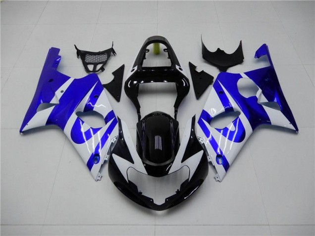 Carénage Moto GSXR 1000 K1 2000-2002 - Bleu Blanc Carénage Moto GSXR 1000 K1 2000-2002 - Bleu Blanc