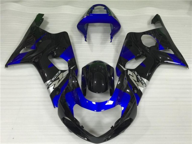 Carénage Moto GSXR 1000 K1 2000-2002 - Bleu Noir Carénage Moto GSXR 1000 K1 2000-2002 - Bleu Noir