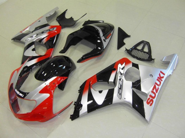 Carénage Moto GSXR 1000 K1 2000-2002 - Rouge Argent Carénage Moto GSXR 1000 K1 2000-2002 - Rouge Argent