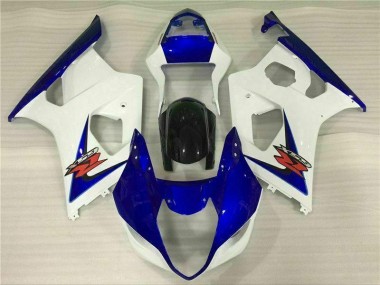 Carénage Moto GSXR 1000 K3 2003-2004 - Blanc Bleu