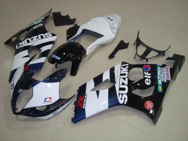 Carénage Moto GSXR 1000 K3 2003-2004 - Blanc Noir Elf