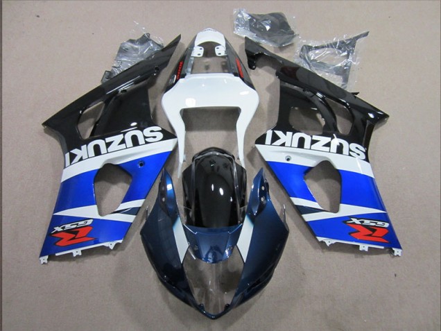 Carénage Moto GSXR 1000 K3 2003-2004 - Bleu Blanc Décalque Carénage Moto GSXR 1000 K3 2003-2004 - Bleu Blanc Décalque