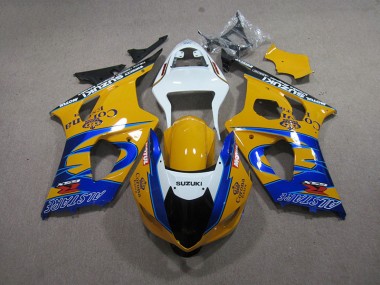 Carénage Moto GSXR 1000 K3 2003-2004 - Jaune Bleu Corona Extra