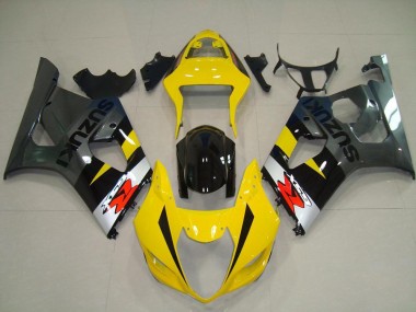 Carénage Moto GSXR 1000 K3 2003-2004 - Jaune Gris
