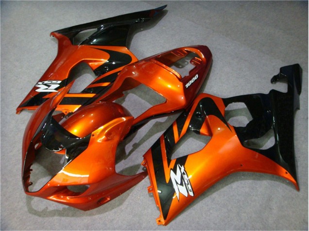 Carénage Moto GSXR 1000 K3 2003-2004 - Orange Noir Carénage Moto GSXR 1000 K3 2003-2004 - Orange Noir