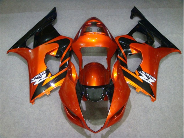 Carénage Moto GSXR 1000 K3 2003-2004 - Orange Noir Carénage Moto GSXR 1000 K3 2003-2004 - Orange Noir