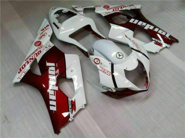 Carénage Moto GSXR 1000 K3 2003-2004 - Rouge Blanc Carénage Moto GSXR 1000 K3 2003-2004 - Rouge Blanc