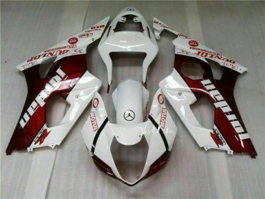 Carénage Moto GSXR 1000 K3 2003-2004 - Rouge Blanc