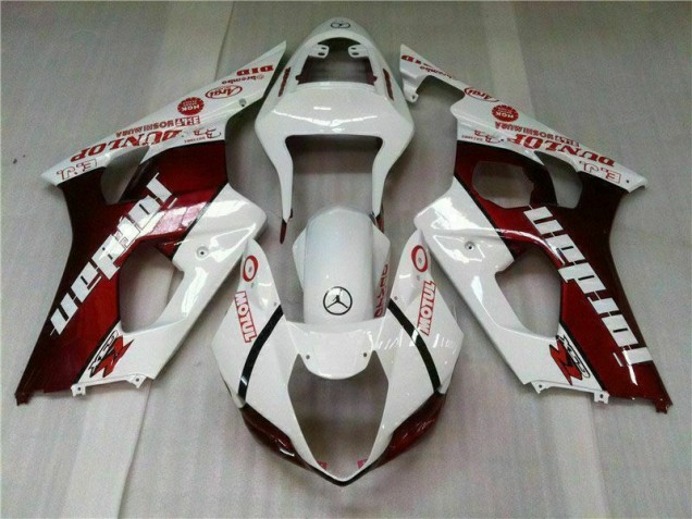 Carénage Moto GSXR 1000 K3 2003-2004 - Rouge Blanc Carénage Moto GSXR 1000 K3 2003-2004 - Rouge Blanc