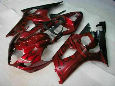 Carénage Moto GSXR 1000 K3 2003-2004 - Rouge