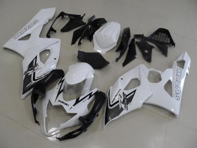 Carénage Moto GSXR 1000 K5 2005-2006 - Blanc et Noir Carénage Moto GSXR 1000 K5 2005-2006 - Blanc et Noir